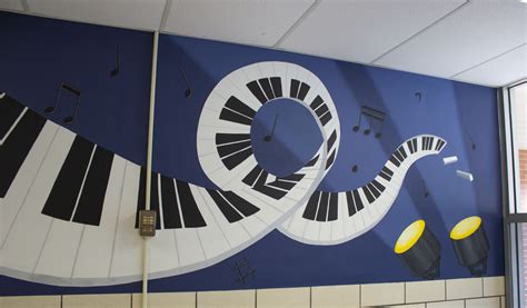 Gallery - Music and Theater Mural - Brockway Center for Arts and Technology