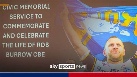 Leeds City Council pay tribute to Rob Burrow at civic ceremony | Video ...