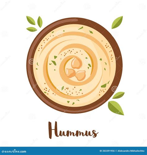 Chickpeas Hummus Icon Chickpeas Hummus Concept Symbol Design V Cartoon Vector Cartoondealer