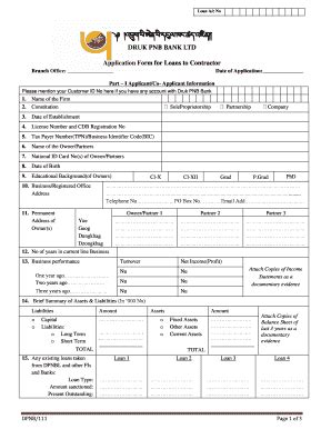 Druk Punjab Bank App Fill Online Printable Fillable Blank Pdffiller