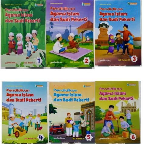 Jual Buku Paket Pend Agama Islam Budi Pekerti SD Kelas 12 3 4 5 6