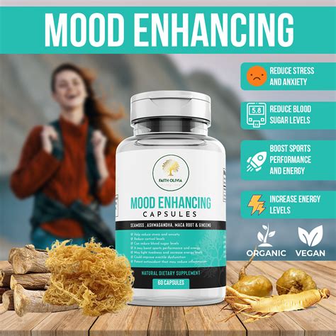 Mood Enhancing Capsules ( Sea moss , Maca root , Ashwagandha , Ginseng