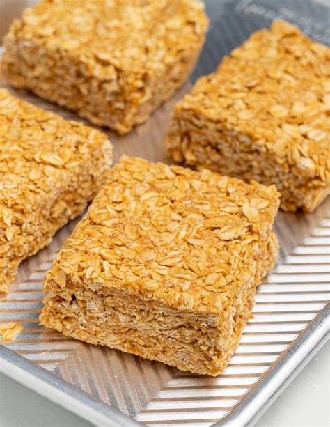 No Bake Oatmeal Peanut Butter Bars A Virtual Vegan