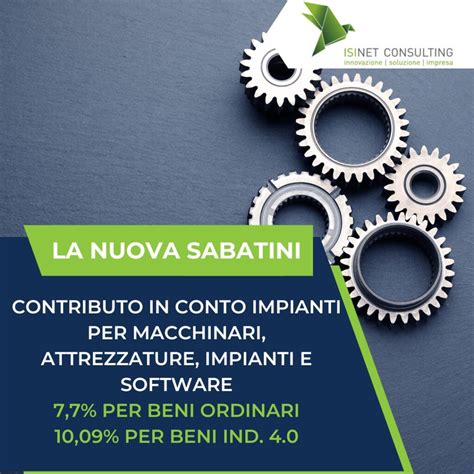 Nuova Legge Sabatini Isinet Consulting