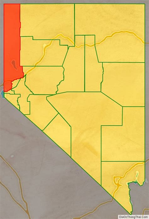 Map of Washoe County, Nevada - Thong Thai Real