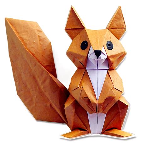 Download Origami Squirrel Woodland Png 11