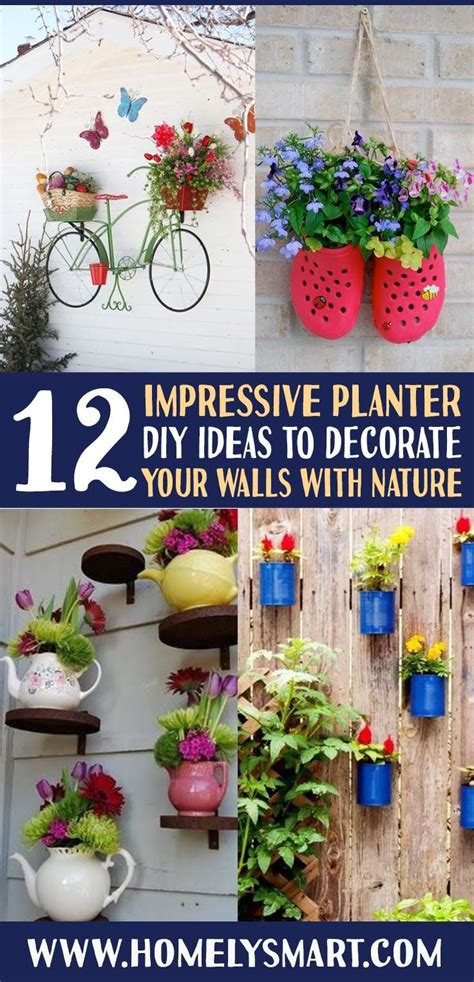 12 Impressive Planter Diy Ideas To Decorate Your Walls With Nature