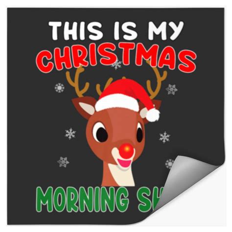 Rudolph Red Nosed Reindeer Christmas Morning Stickers Sold By Eduardo