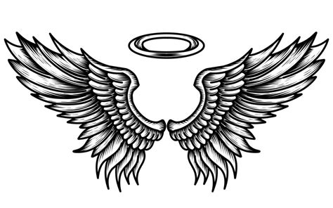 Free Vector Angel Wings Tribal Tattoo 16126662 Vector Art At Vecteezy