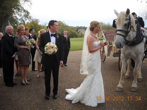 Sugar Creek Carriages: Horse Drawn Wedding Carriage