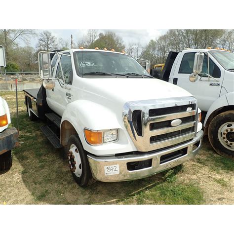 2009 Ford F650 Flatbed Truck Jm Wood Auction Company Inc