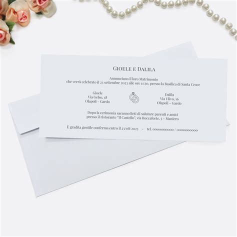 Partecipazioni Economiche Per Matrimonio Unique Handmade