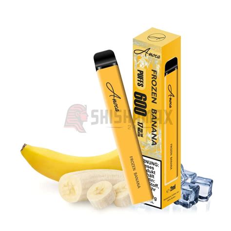 Anoca Einweg E Shisha 600 Puffs Frozen Banana Shop für Shisha 5 90