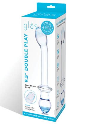 Glas Double Play Dual Ended Dildo Xbiz