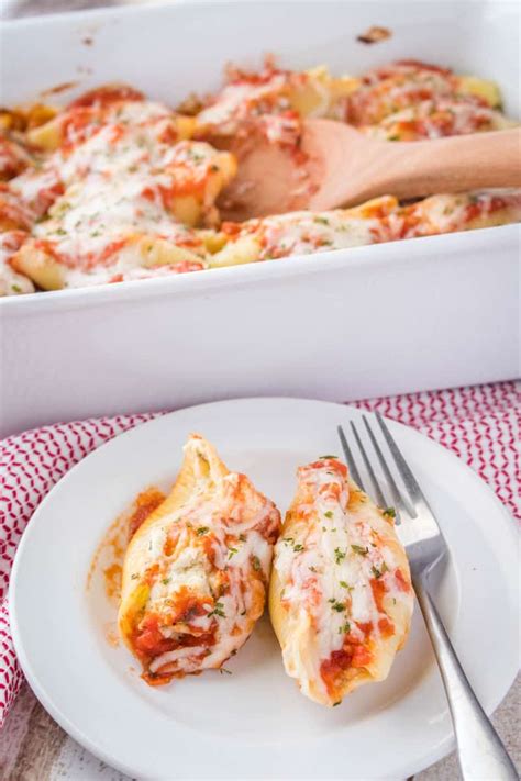 Cheesy Chicken Stuffed Shells Bread Booze Bacon