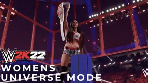 Wwe 2k22 Womens Universe Mode I Episode 87 Hell In A Cell Part 1 Youtube