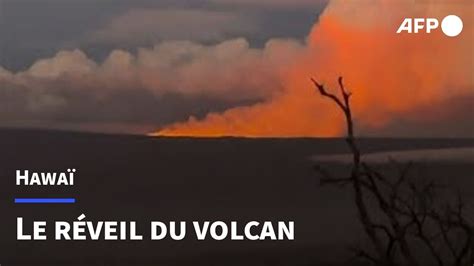 Le plus grand volcan actif du monde en éruption à Hawaï AFP YouTube