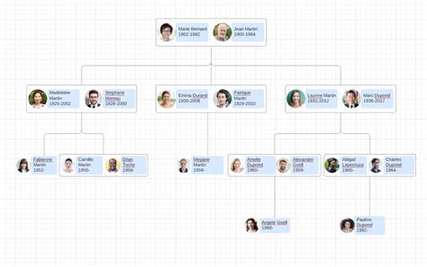 Arbre Généalogique En Ligne Lucidchart