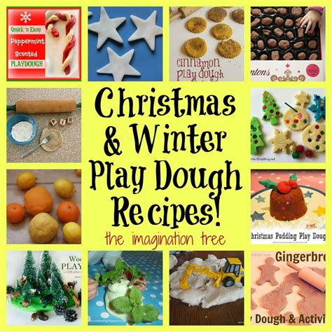 12 Christmas And Winter Play Dough Recipes The Imagination Tree