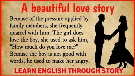 Learn English Through Story A Beautiful Love Story ⭐level 1 Improve