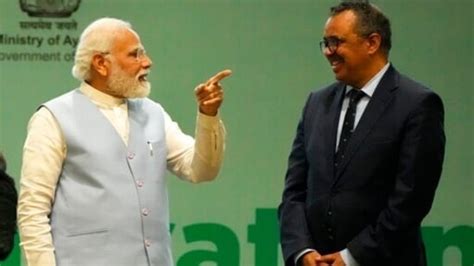 Tulsi Bhai Modi Gives Gujarati Name To WHO S Tedros Ghebreyesus