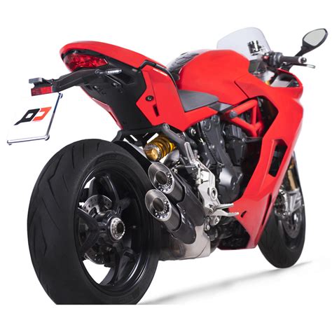 Qd Aduc Twin Monkey Slash Carbon Slip On Exhaust For Ducati