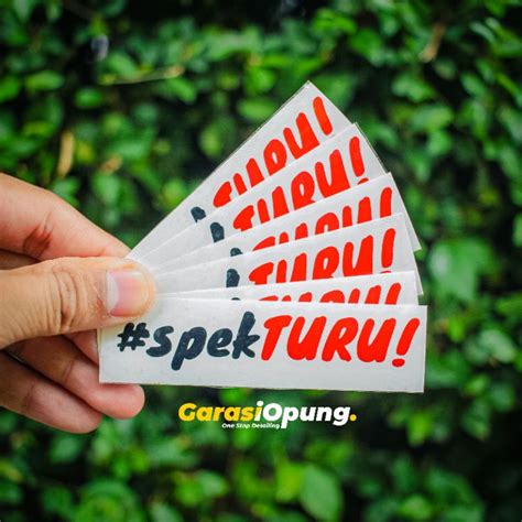 Jual Sticker Stiker SPEK TURU Shopee Indonesia