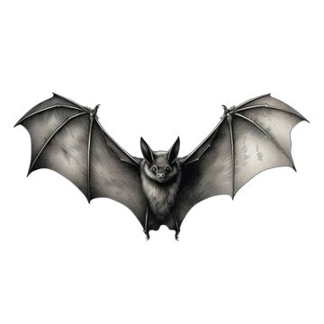 Bat Halloween Horror Scary Festive Illustration Spooky Bat Wings Evil