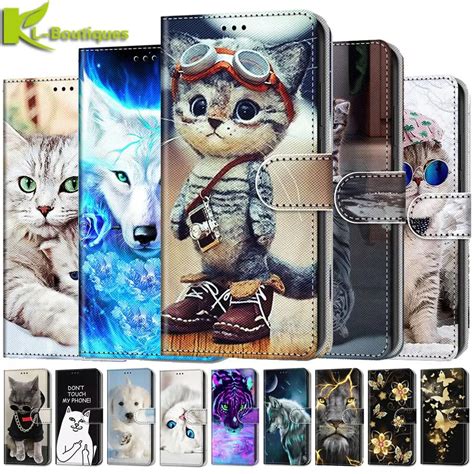 Funda Protectora Con Dise O De Gato Y Tigre Para M Vil Carcasa