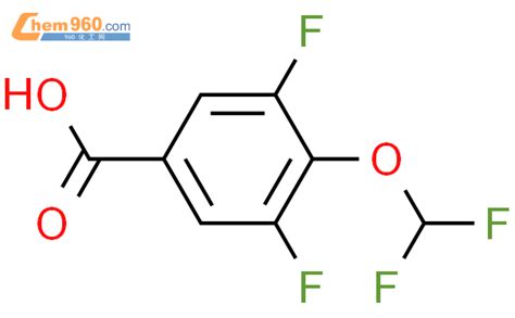 176508 82 0 Benzoic acid 4 difluoromethoxy 3 5 difluoro CAS号 176508