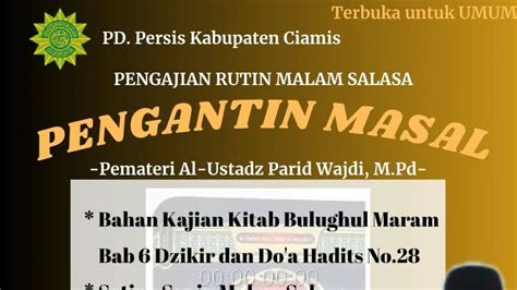 Ini Yang Tidak Ada Dalam Rumus Kehidupan Ustadz Parid Wajdi M Ag