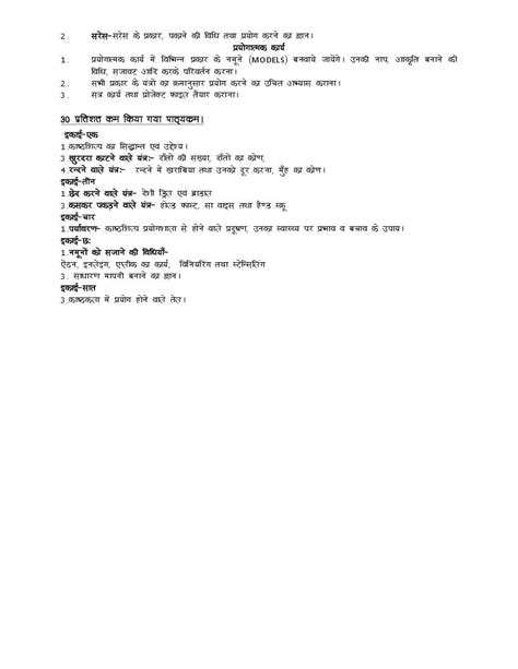 Up Board Class 11 Syllabus 2023 Kashth Silp Pdf Download