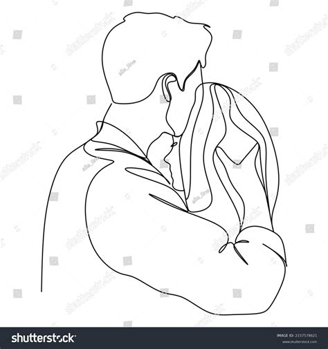 One Continuous Single Line Drawing Woman Stock Vector Royalty Free 2157578621 Shutterstock