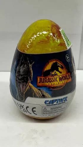 Huevo Jurassic World Dominion Figura Sorpresa Slime Srj