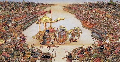 The Battle Of Kurukshetra The Australian Society For Krishna