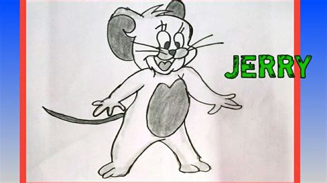 How To Draw Jerry From Tom And Jerry