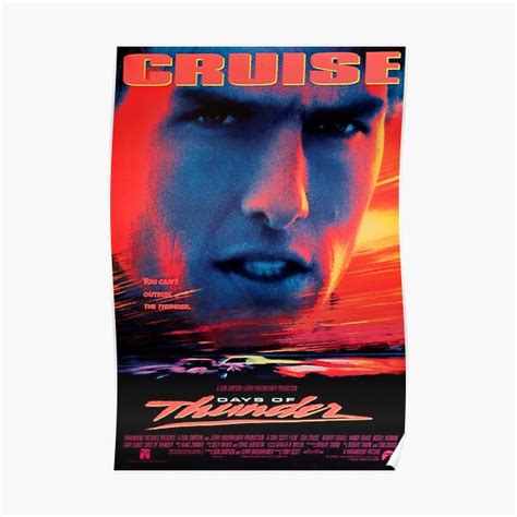 "Days of thunder!! Poster" Poster for Sale by marlajwhitem | Redbubble