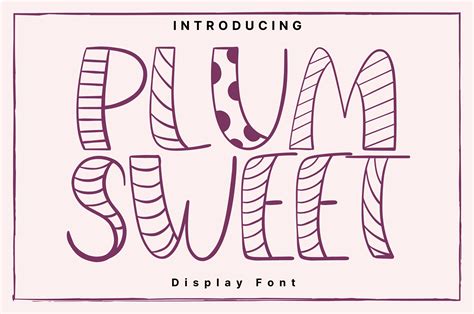 Plum Sweet Font By AchiArt Creative Fabrica