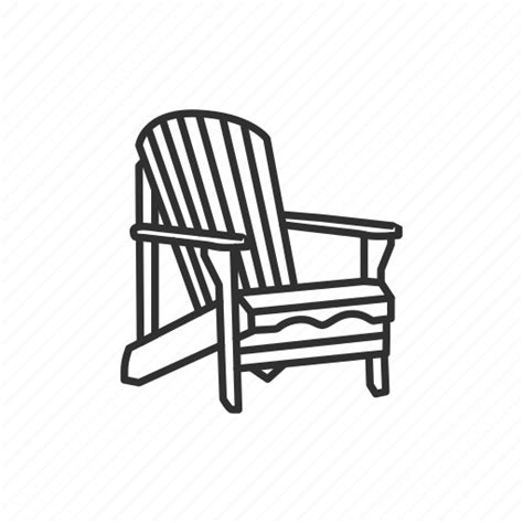 Adirondack Beach Chair Clipart