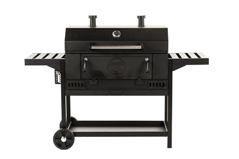 Masterbuilt Mb20040919 Charcoal Grill With Storage Cabinet And Shelves 36 Inch Black