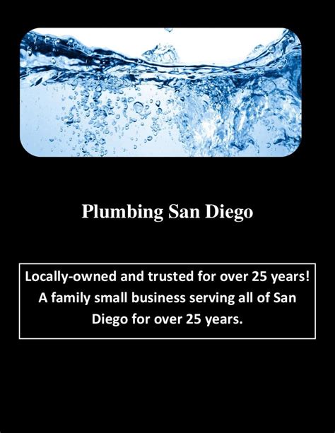 Plumbing san diego