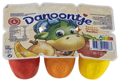 Test Danone Danoontje Banaan Abrikoos Aardbei Testachats Sant