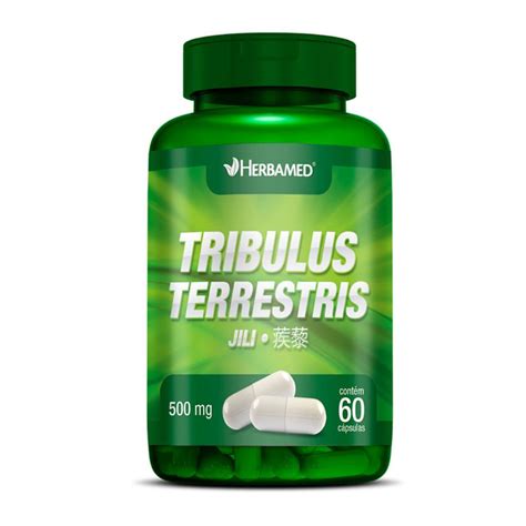 Comprar Tribulus Terrestris 500mg Com 60 Cápsulas Herbamed Drogaria