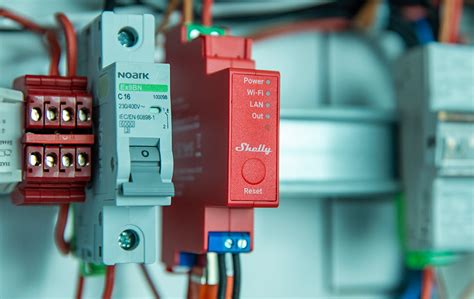 Din Rail Smart Switch Shelly Pro Pm With Power Metering Channel