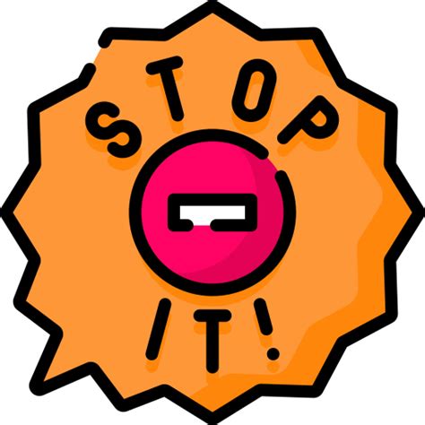 stop  special lineal color icon