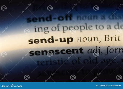 send  stock photo image  concept dictionary word