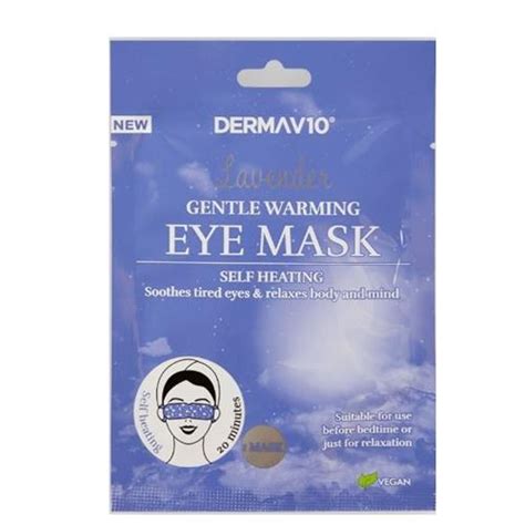 Derma V10 Lavender Self Heating Eye Mask