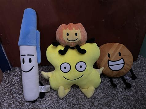 My BFDI Plush Collection So Far! : r/BattleForDreamIsland