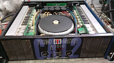 TECHNO MASTER CA12 POWER AMPLIFIER LEGIT PURE COPPER TRANSFORMER YouTube