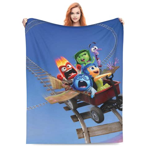 Inside Out Bed Blanket 3d Printed Throw Blanket Lightweight Super Soft